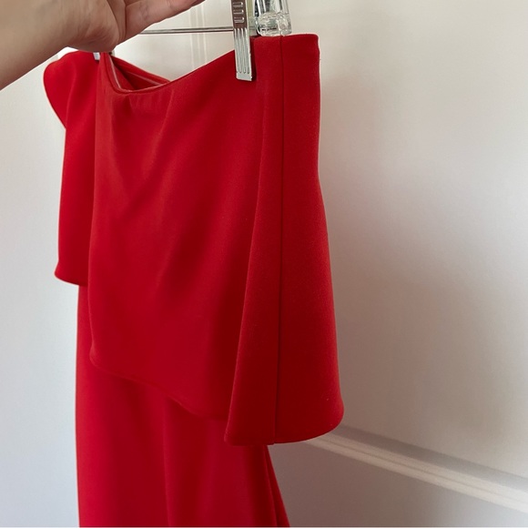 Red Strapless Dress - Picture 4 of 6